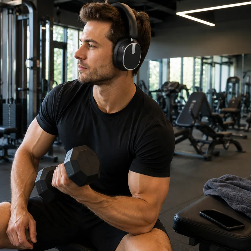 Słuchawki H2 Bluetooth 6.0 z zasięgiem do 15 metrów